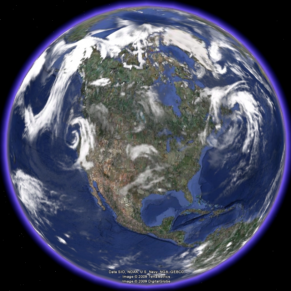 Big Blue (GoogleEarth) Marble