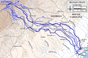 Sherman's March Map (wikipedia)