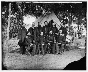 Gen. Jefferson C. Davis and staff, 1865