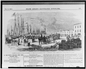 Shipment of cotton at Savannah