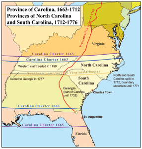 Provinces of Carolina