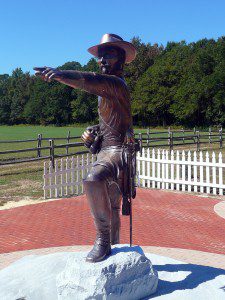 Joe Johnston monument Bentonville