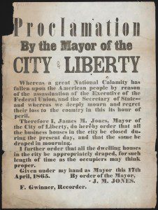 Proclamation by the mayor of the city of liberty