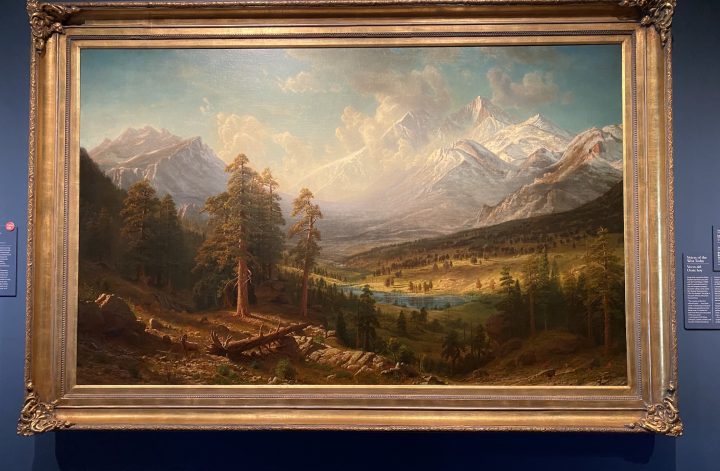 Albert Bierstadt painting "Estes Park" 1877