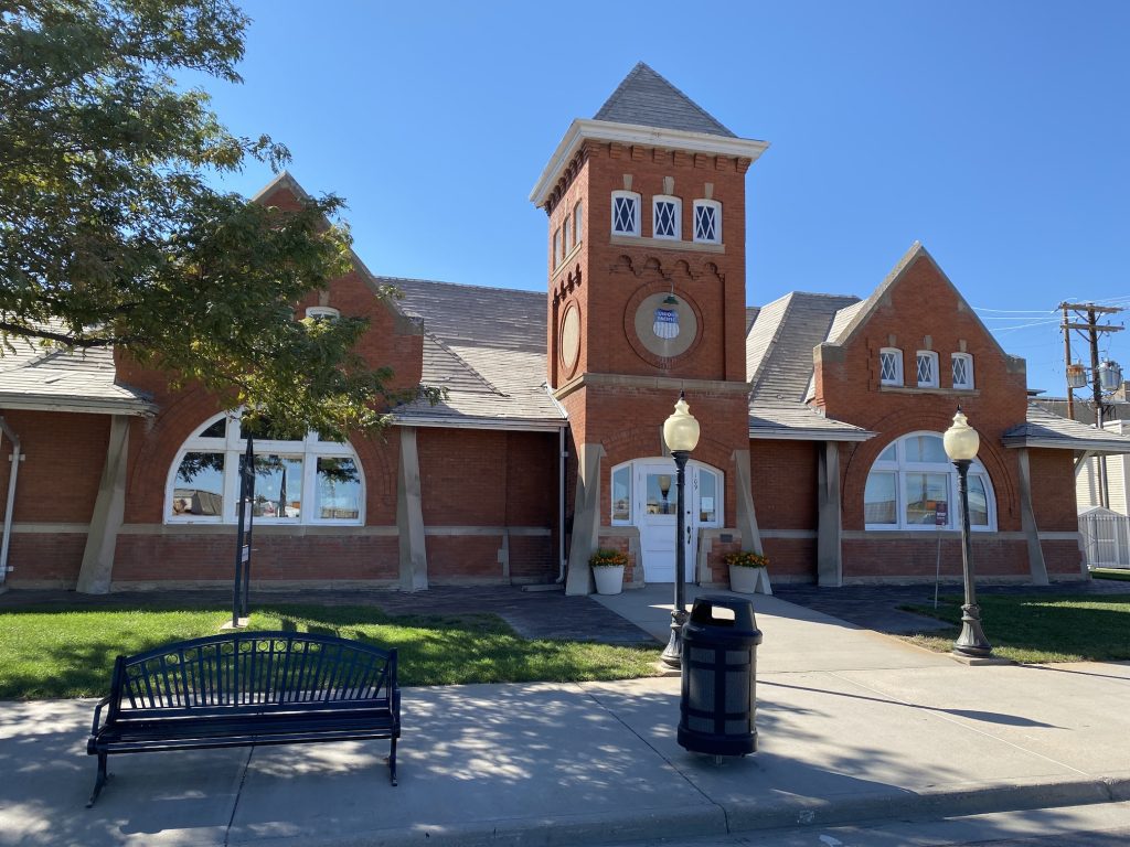 Sterling Union Pacific Railroad Depot, Sterling, Colorado, 1902.