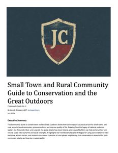 Cover of Guide to Conservation