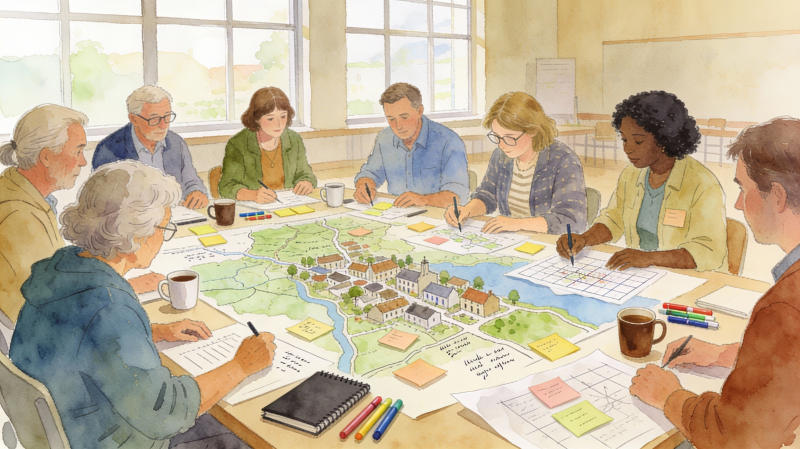 Illustration of Visioning
