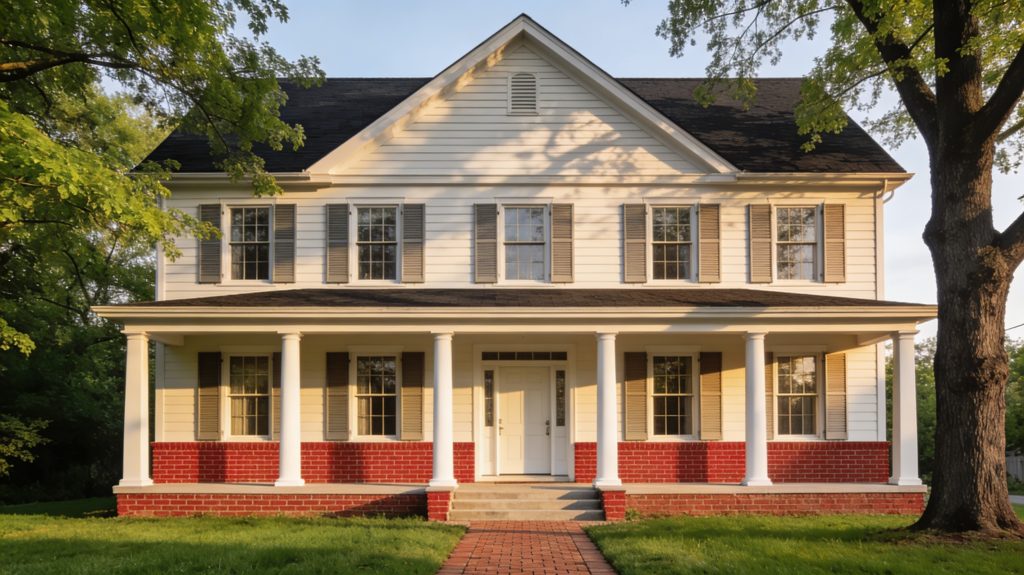 Colonial single-family home