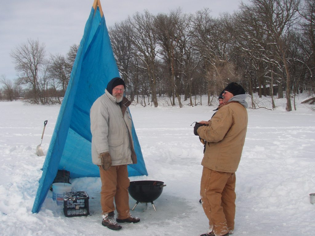 Ice Fishing on Lake Shetek, 2011