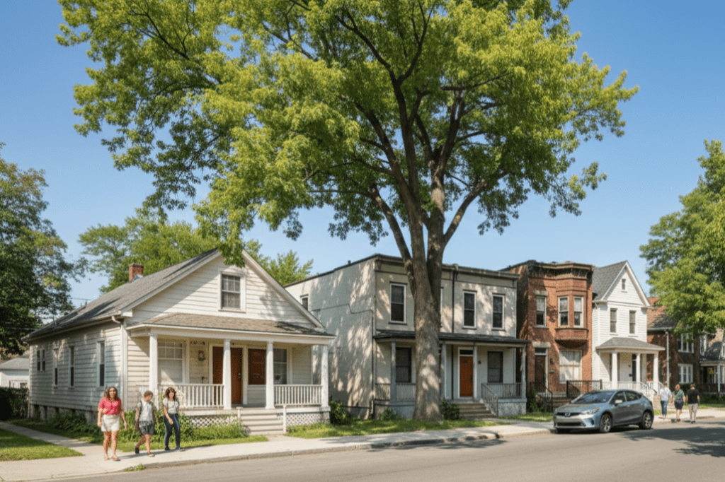 Neighborhood housing mix