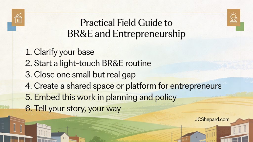 A Practical Field Guide to BR&E and Entrepreneurship for Economic Development