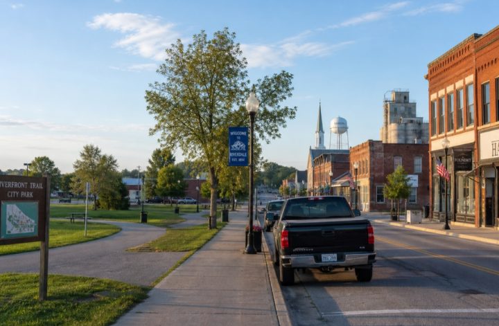 Saturday morning audit of a small town downtown active living, parks, and outdoor spaces