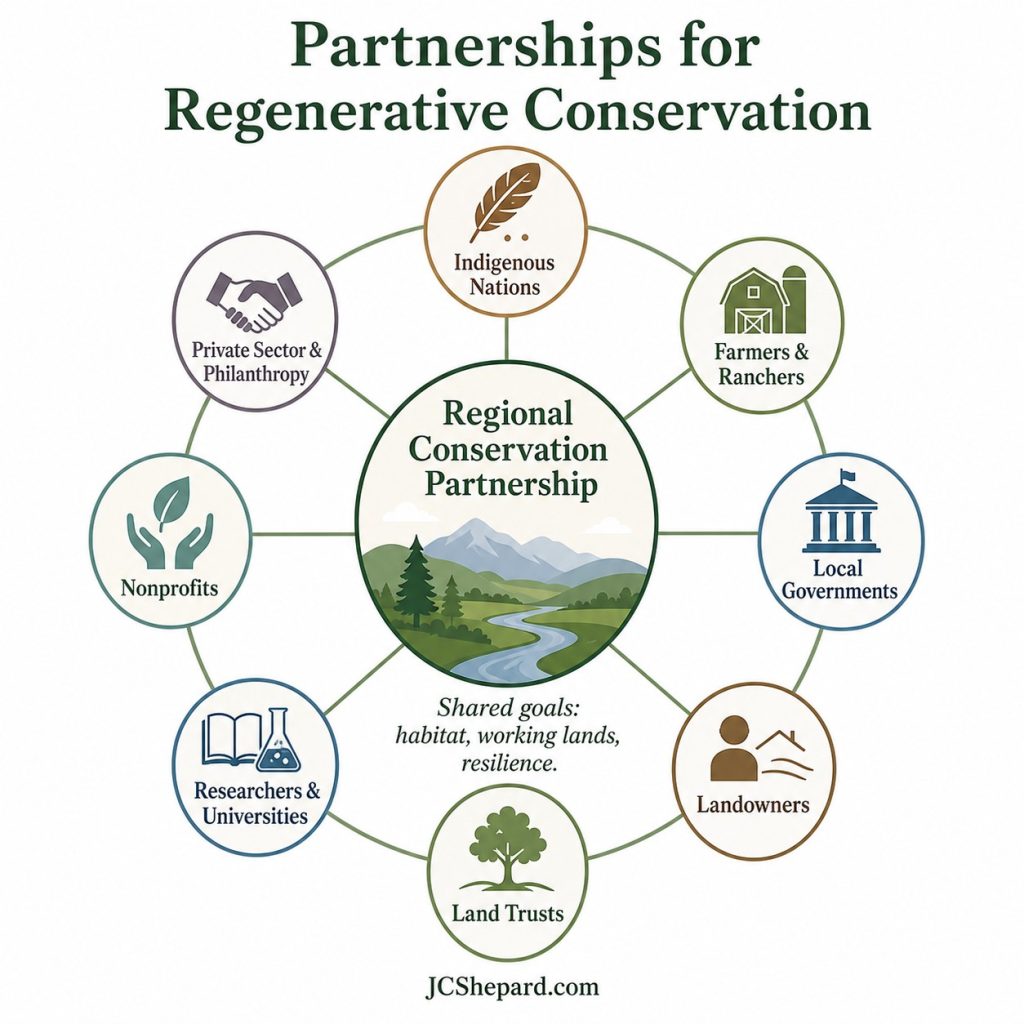 Infographic: Partnerships for Regenerative Conservation