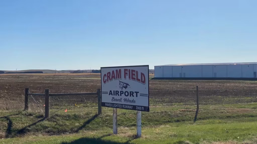 Cram Field, municipal airport for the City of Burwell, Nebraska