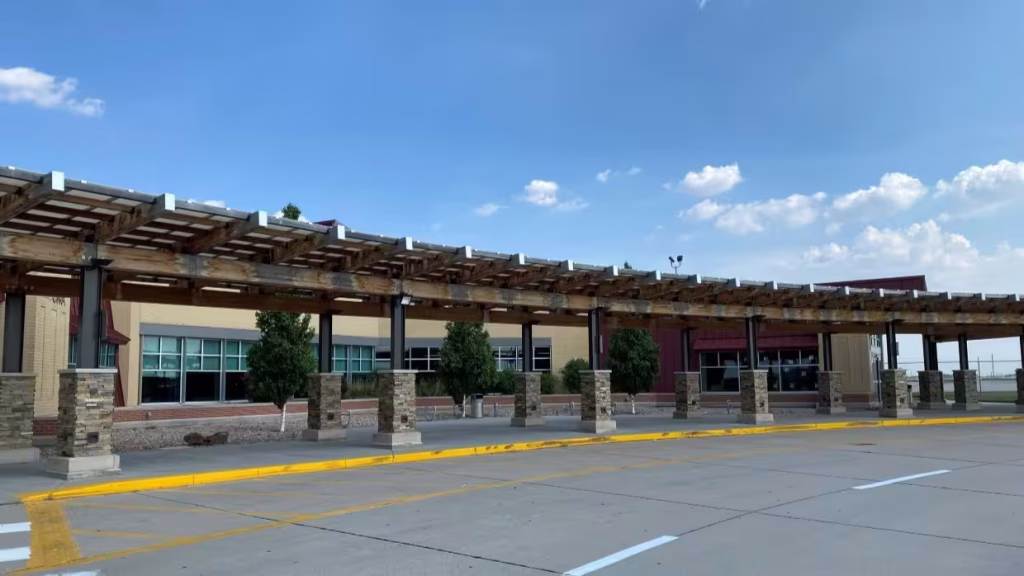 Terminal building, Central Nebraska Regional Airport, Grand Island, Nebraska. Hall County Airport Authority.