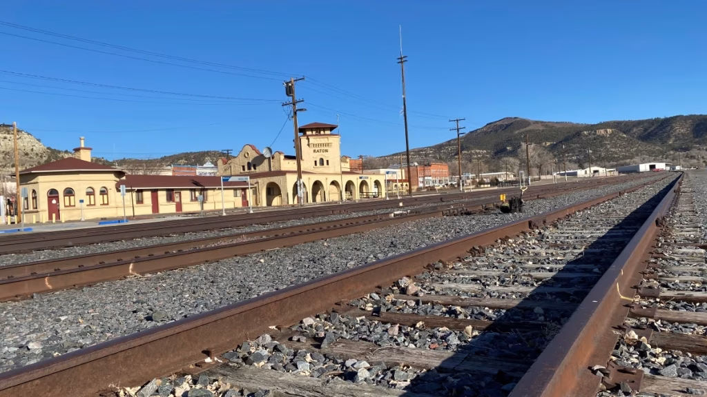 Historic Raton, New Mexico, depot and railyard